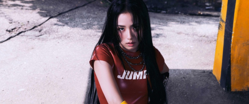 Jisoo - JUMP, 8K, K-Pop singer, 5K, Latex