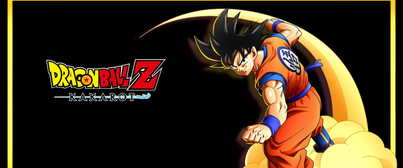 Dragon Ball Z: Kakarot, Key Art, Video Game, Goku, Black background