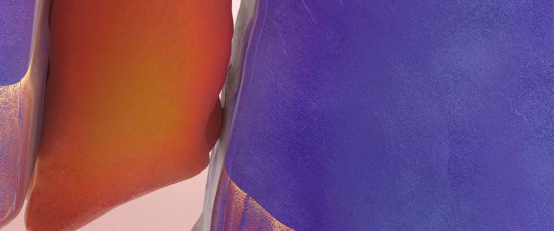 Samsung Galaxy Note 20 Ultra, Orange abstract, Purple, Stock