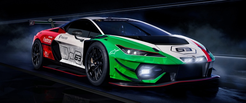 Lamborghini Temerario GT3, iPhone wallpaper