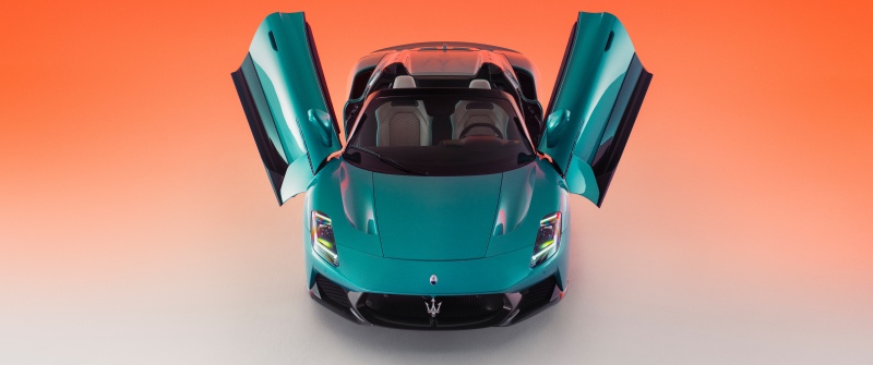 Maserati MCPURA Cielo, 5K, Gradient background