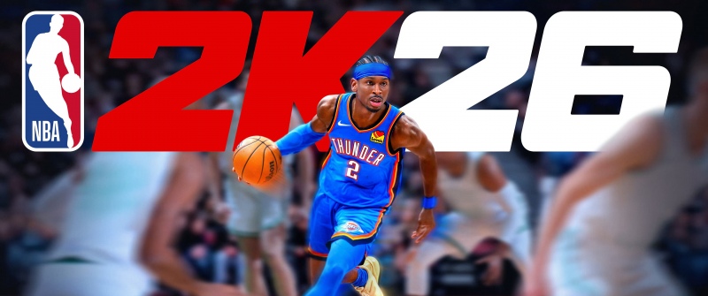 NBA 2K26, Shai Gilgeous-Alexander, Key Art, 2025 Games, Oklahoma City Thunder