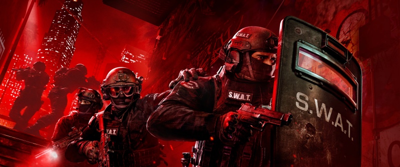 SWAT, Ready or Not, Video Game, Red background, 2025 Games