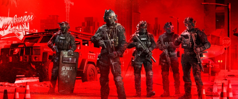 Ready or Not, Key Art, Red background, FPS, 2025 Games