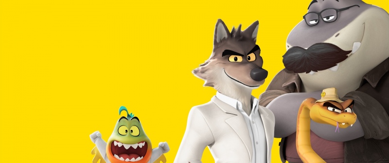 The Bad Guys 2, Poster, 2025 Movies, Animation movies, Yellow background