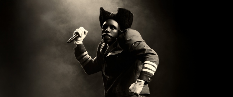 Tyler the Creator - Chromakopia, 8K, Dark background, Monochrome, 5K, American rapper, Tyler the Creator