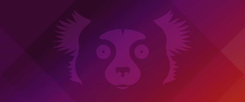 Ubuntu 21.10 (Impish Indri), Stock, Gradient background, Purple gradient, ubuntu