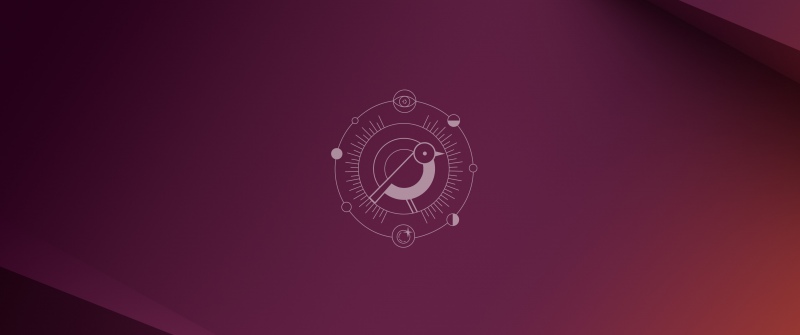 Ubuntu 24.10 (Oracular Oriole), Stock, Abstract background, Purple background, ubuntu