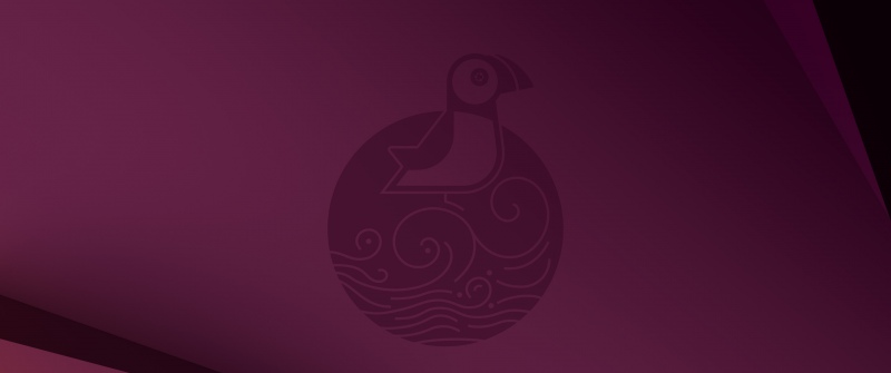 Ubuntu 25.04 Plucky Puffin, Stock, Abstract background, Purple background, ubuntu