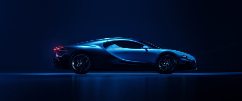 Bugatti Tourbillon, Blue aesthetic, Futuristic, Dark blue, 5K, 8K
