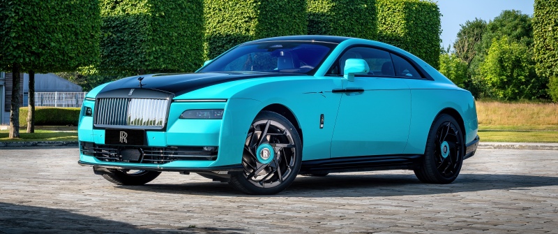 Rolls-Royce Black Badge Spectre Chinese Mural Art, 2025, 5K, Rolls-Royce Black Badge Spectre