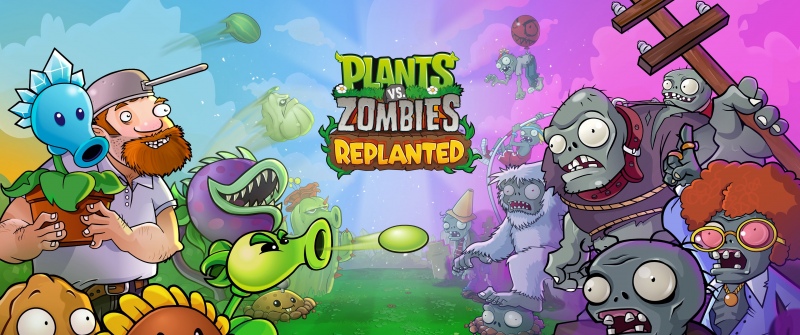 Plants vs. Zombies Replanted, Key Art, 2025 Games, PC Games