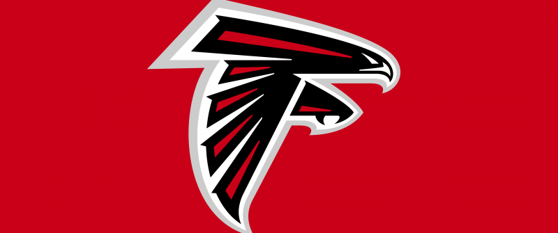 Atlanta Falcons, Red background, NFL team, Logo, American football team