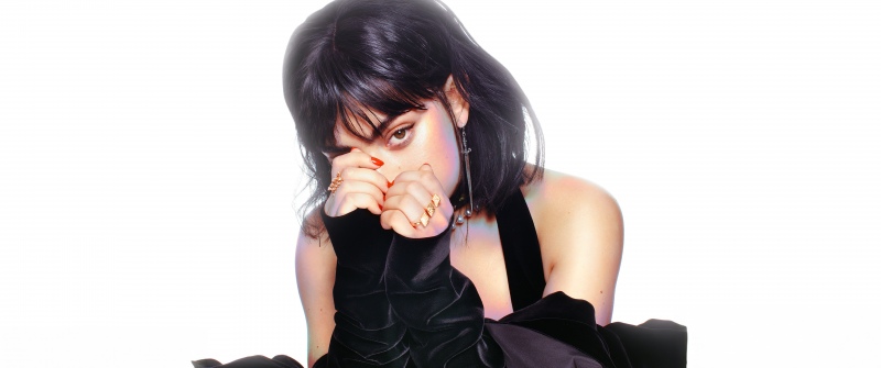 Charli XCX, Out of My Head, 5K, 8K, White background