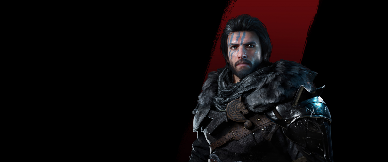 Crimson Desert, Game Art, Kliff, Black background, Warrior, Armor