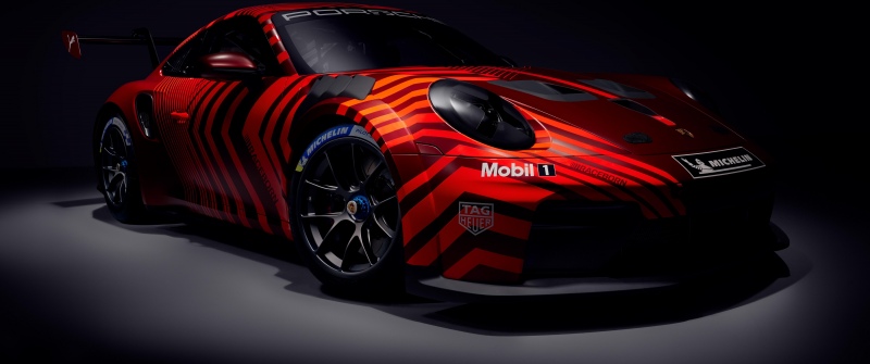 Porsche 911 GT3 Cup, 2025, 5K, Dark background