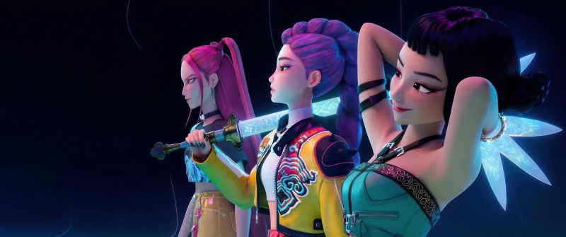 Huntrix, Girl group, KPop Demon Hunters, Rumi (Huntrix), Mira (Huntrix), Zoey (Huntrix)