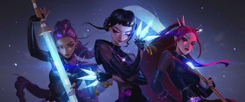 KPop Demon Hunters, Girls, Huntrix, Rumi (Huntrix), Mira (Huntrix), Zoey (Huntrix)