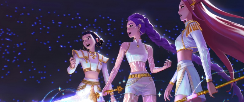 Huntrix, KPop Demon Hunters, Rumi (Huntrix), Mira (Huntrix), Zoey (Huntrix)