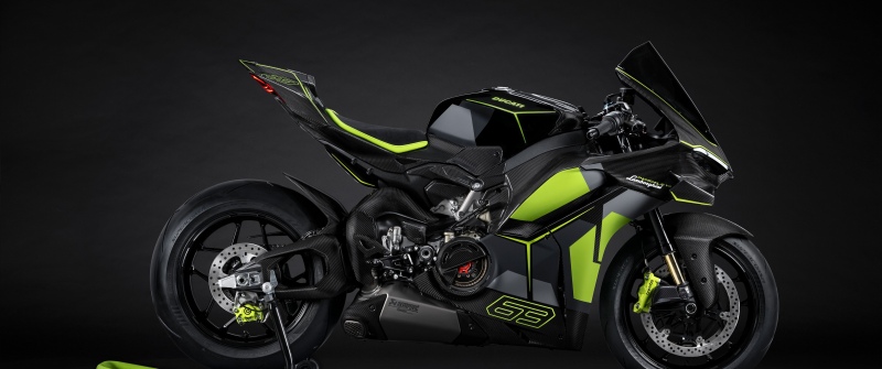 Ducati Panigale V4 Lamborghini, 2025, 5K, Dark background, Ducati Panigale V4