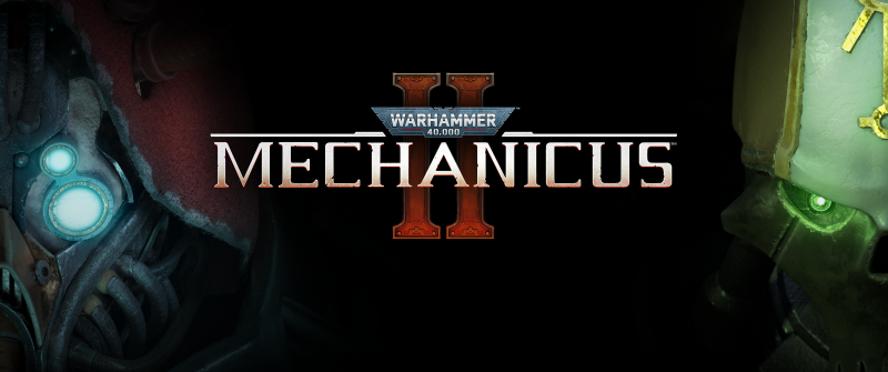 Warhammer 40000: Mechanicus 2, Key Art, Dark background, 2026 Games