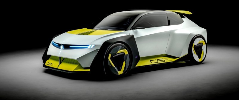 Vauxhall Corsa GSE Vision Gran Turismo, 2025, Concept cars, Dark background, 5K, 8K