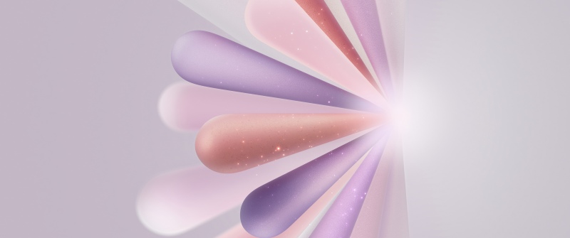 Pastel colors, Abstract design, Light, Honor Magic V Flip 2, Stock, 5K