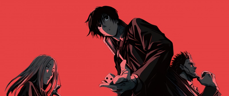 Sakamoto Days, 2025, Taro Sakamoto, 5K, Red background