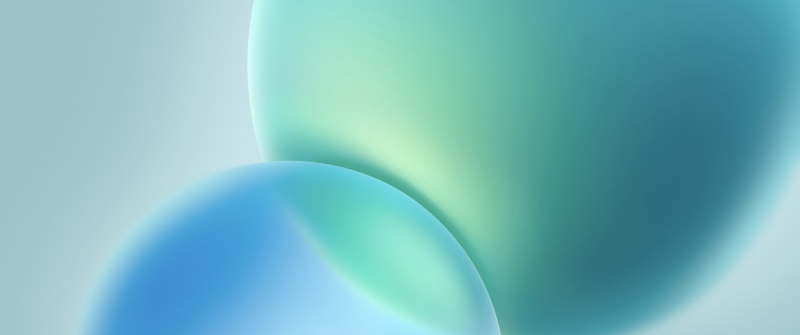 Blue abstract, Gradient shapes, Blurred, Honor Magic V Flip 2, Stock