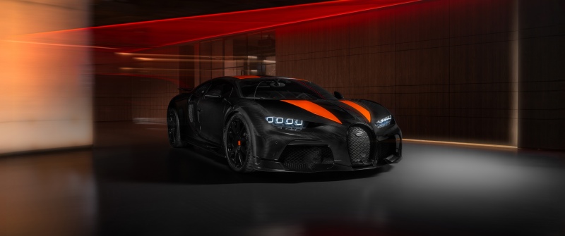 Bugatti Chiron Super Sport 300+, 8K, Black cars, Supercar, 5K, Carbon Fiber