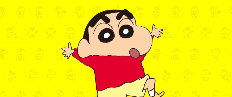 Shin-chan, Yellow background, Shinchan Nohara