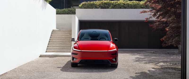 Tesla Model Y Performance, 2025, Red cars