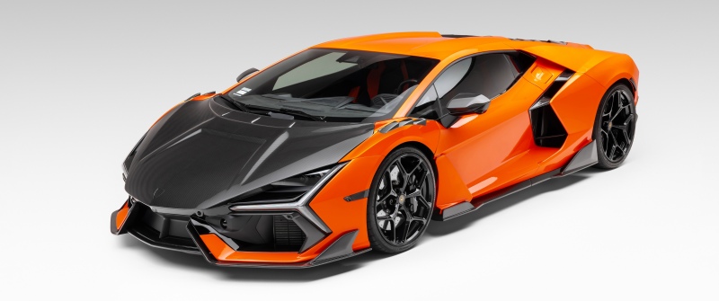 Lamborghini Revuelto, Carbon Fiber, 5K, White background