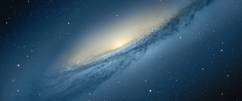OS X Mountain Lion, Milky Way, Andromeda, 5K, Mac OS X, Stock