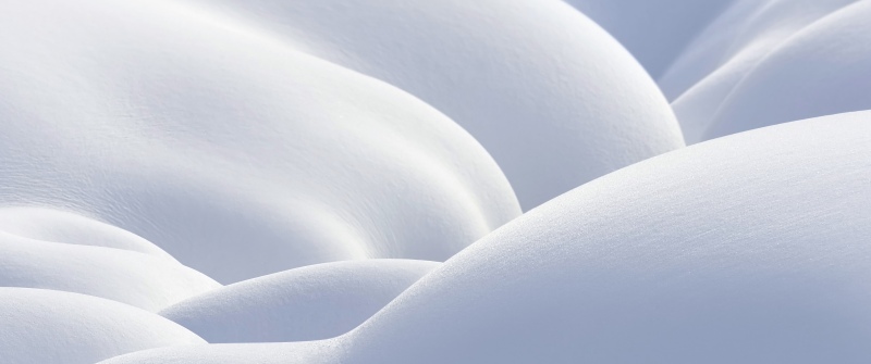 OS X Mountain Lion, Snow, White aesthetic, 5K