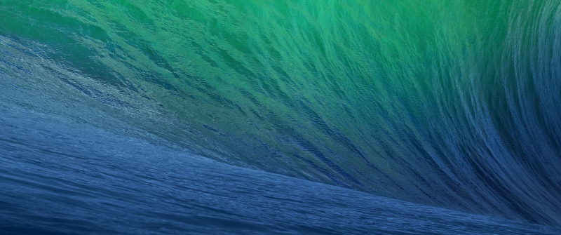 OS X Mavericks, Ocean Waves, Stock, 5K, Mac OS X