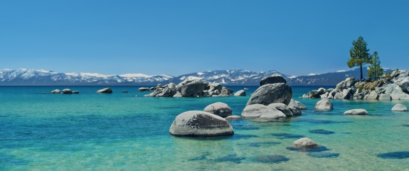 macOS Tahoe Beach Day, 5K wallpaper