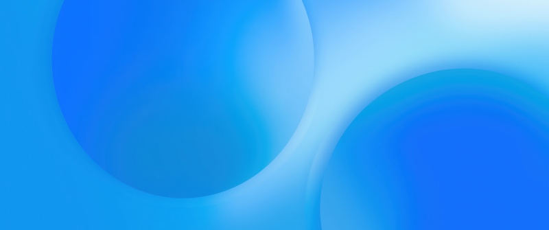 iCloud, Ultrawide, Blue gradient, Blue aesthetic, Blue background, Stock
