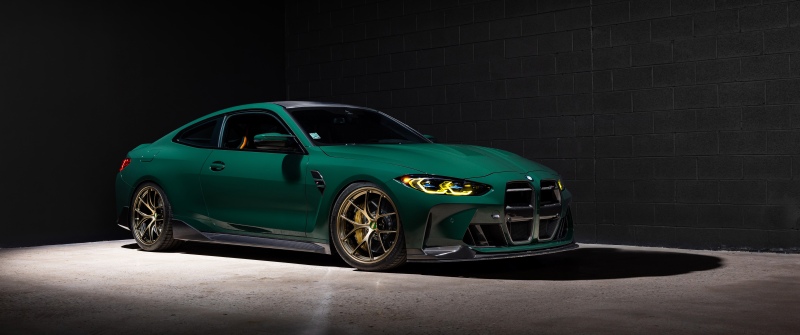 BMW M4 Coupe, 8K, Dark background