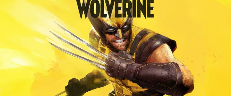 Marvel's Wolverine, Key Art, 2026 Games, PlayStation 5, Yellow background