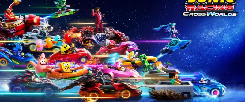 Sonic Racing: CrossWorlds, 2025 Games, Nintendo Switch, PlayStation 5, PlayStation 4, Xbox One, Xbox Series X and Series S, PC Games