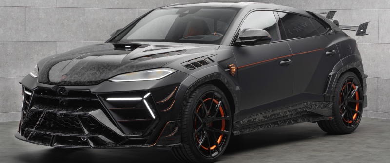 Mansory Venatus, Lamborghini Urus SE, 5K, 8K, Grey background