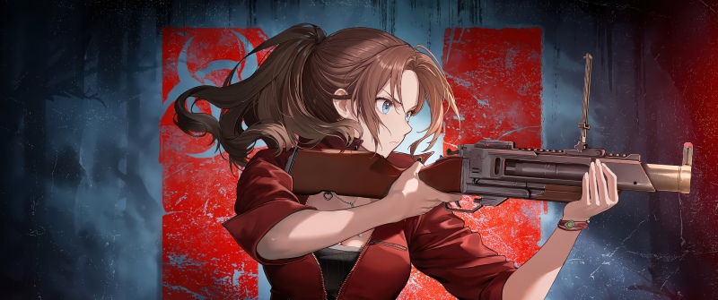 Goddess of Victory: Nikke, Claire Redfield, Resident Evil, 5K, Anime girl