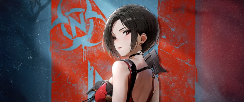 Goddess of Victory: Nikke, Ada Wong, Resident Evil, 5K, Crossbow, Anime girl