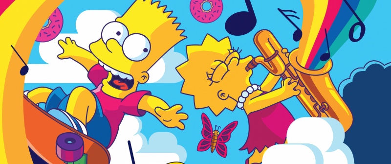 The Simpsons, Bart Simpson, Lisa Simpson, 5K