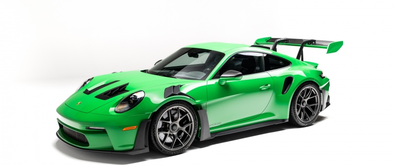 Porsche 911 GT3 RS Rexy, 2025, White background, Porsche 911 GT3 RS