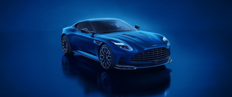 Aston Martin DB12 S, 2025, 5K, 8K, Blue aesthetic, Blue car, Super tourer