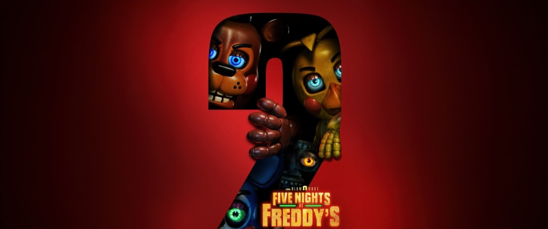 Five Nights at Freddy's 2, 2025, 5K, 2025 Movies, Dark red