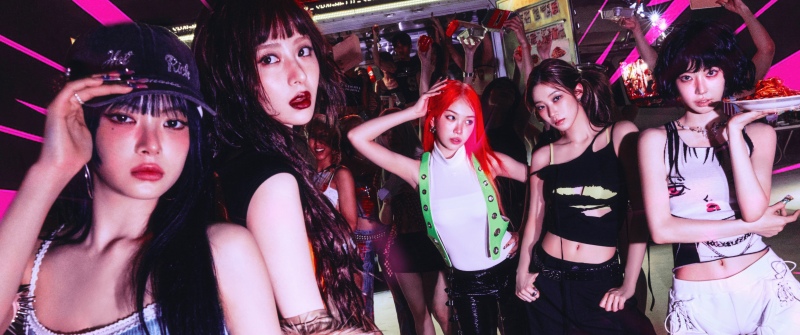 Le Sserafim Spaghetti, 5K, Girl group, Sakura Miyawaki, Kim Chaewon, Huh Yunjin, Hong Eunchae, Kazuha, K-Pop singers, K-pop group