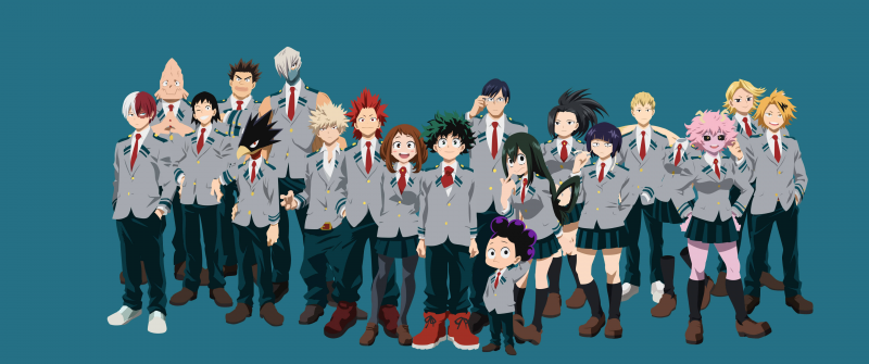 My Hero Academia, Character art, Anime series, Izuku Midoriya